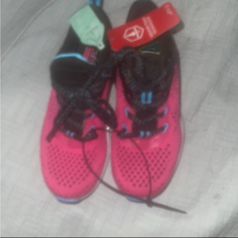 NWT BCG Pink and Black Sneakers Athletic Mesh Design